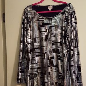 Elegant Silver and Black Debbie